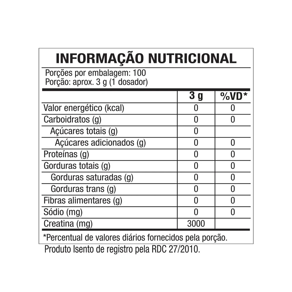 Creatine - Creatina Monohidratada 300g