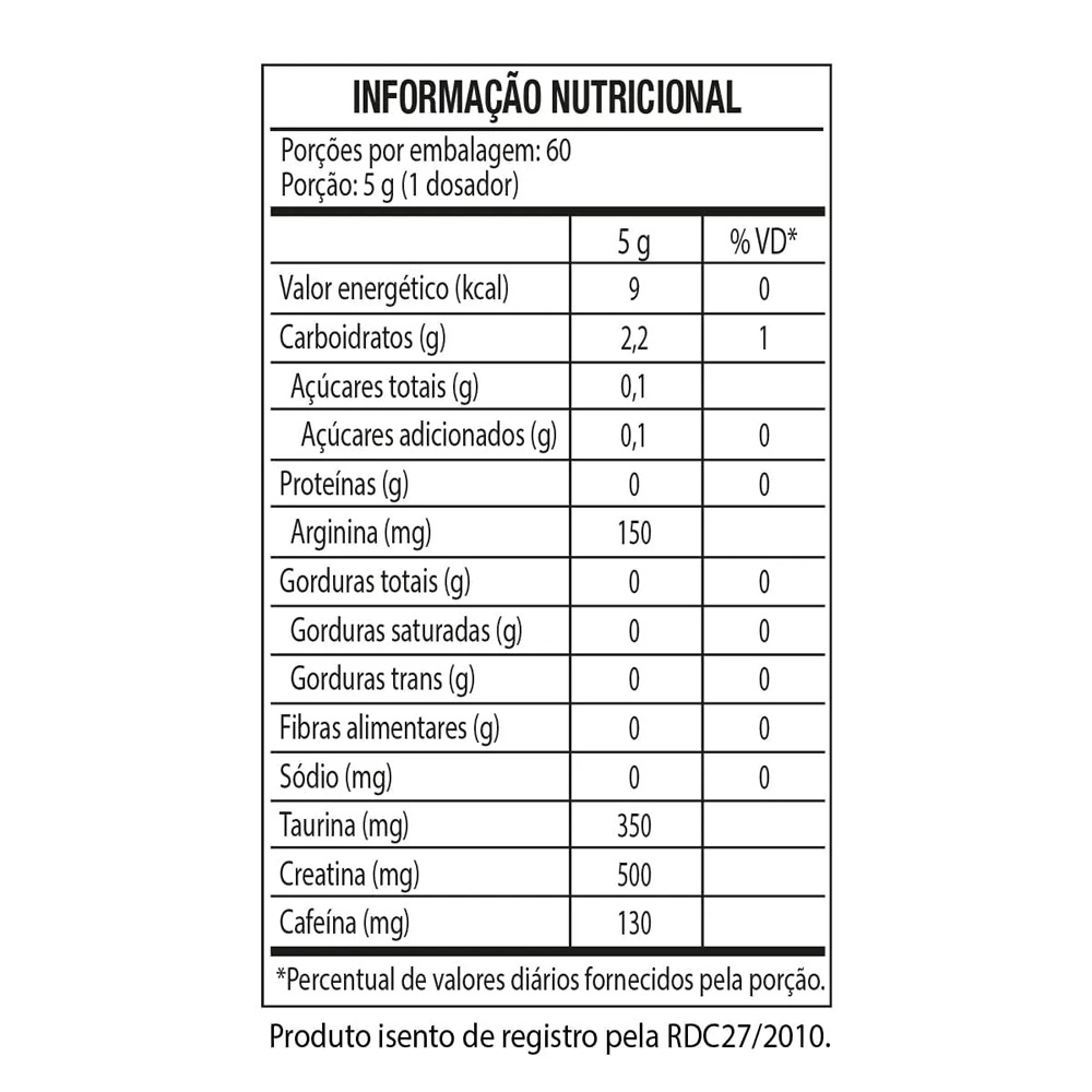 Pré Treino B.O.P.E 300g