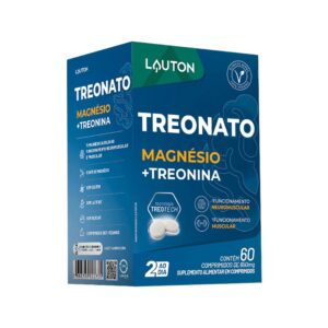 Treonato Magnésio + Treonina - 60 cps - Lauton