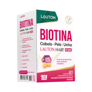 Biotina Lauton Hair - 45mcg - 60 Cps | Lauton Nutrition