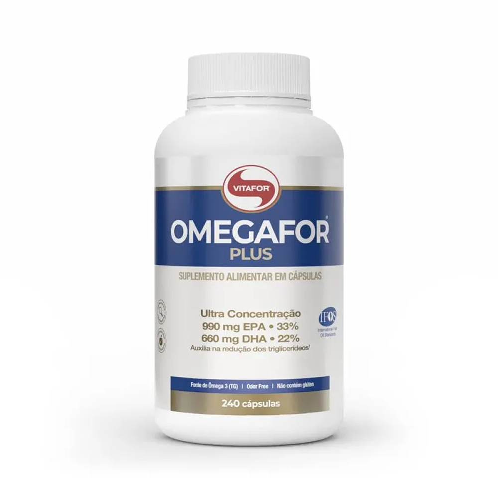 OMEGAFOR® PLUS: Ômega 3 240 Cápsulas
