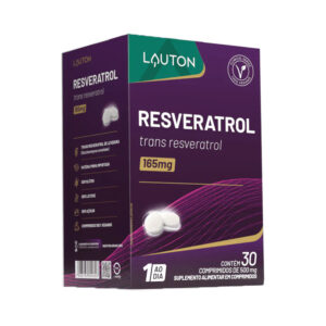 RESVERATROL LAUTON - Trans Resveratrol 165mg - 30 Comprimidos